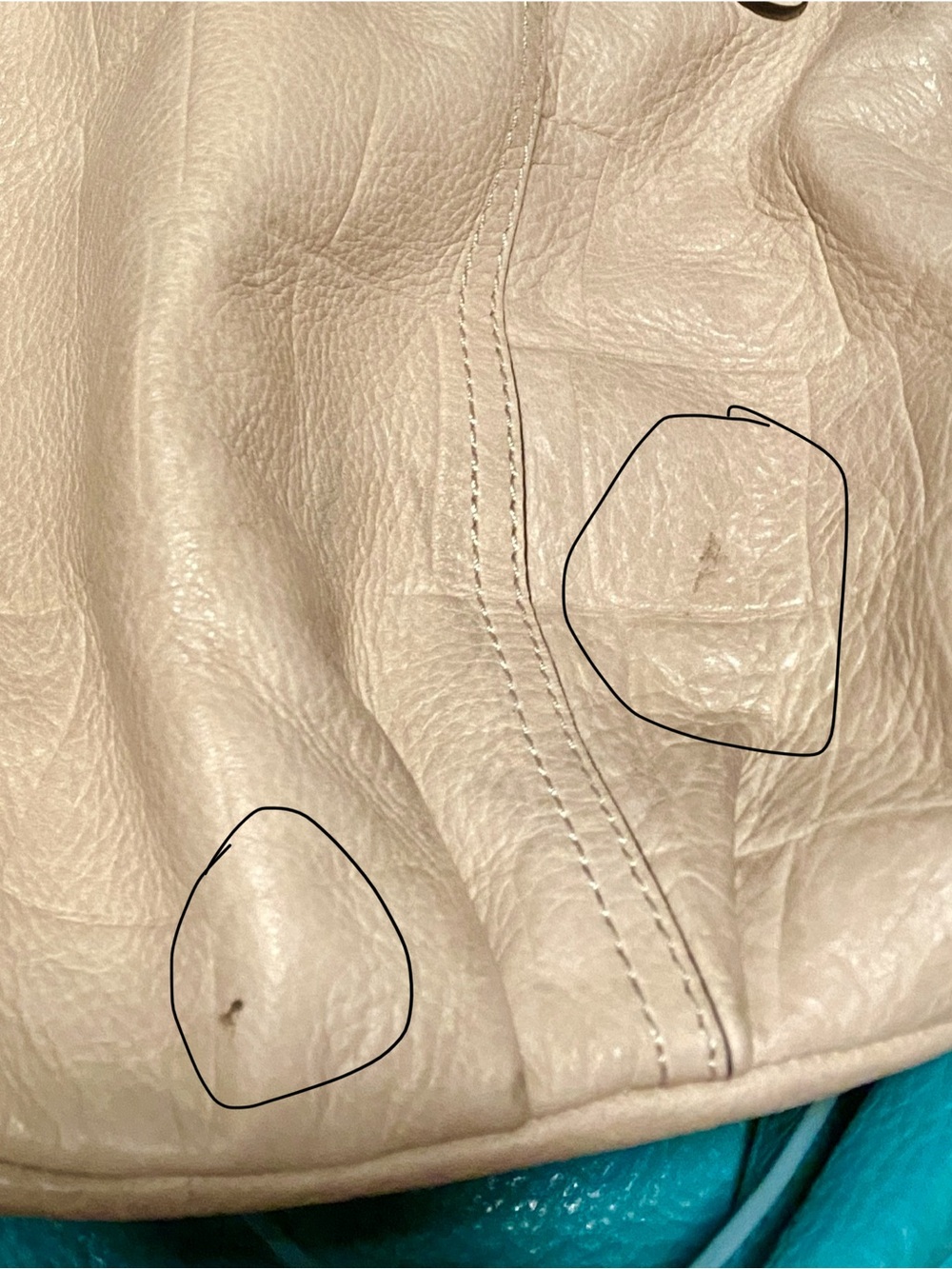 b. makowsky Tan Leather Hobo with Gold Ring Hardware - Picture 5 of 5